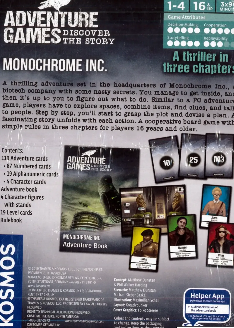 Adventure Games: Monochrome Inc.