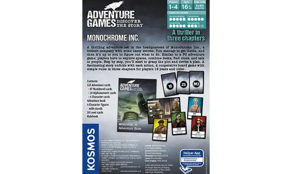 Adventure Games: Monochrome Inc.