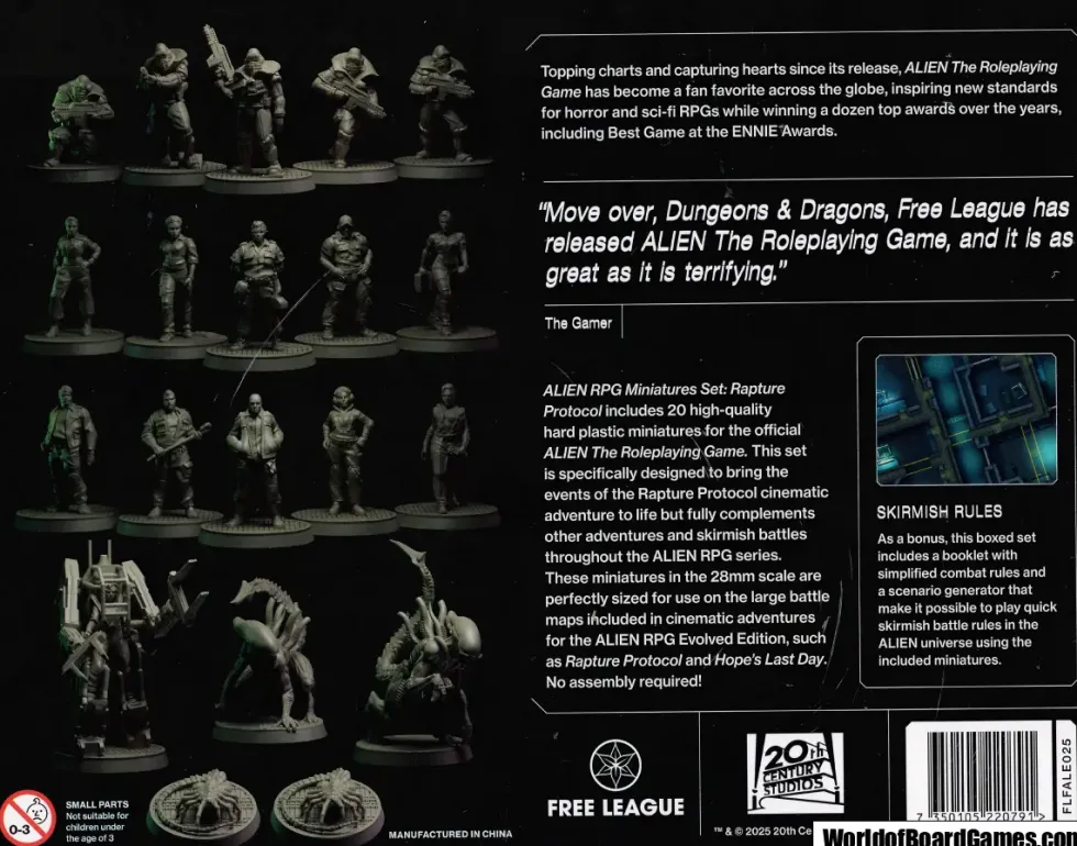 Alien (RPG): Rapture Protocol Miniature Set (Exp.)