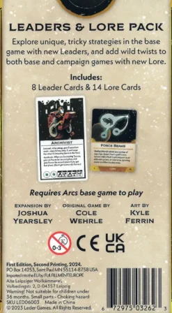 Arcs: Leaders and Lore Pack (Exp.)