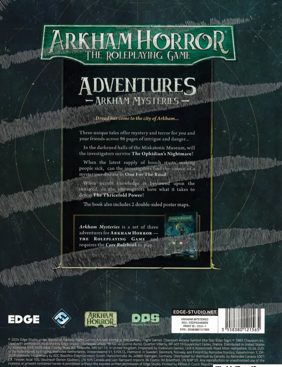 Arkham Horror RPG - Arkham Mysteries