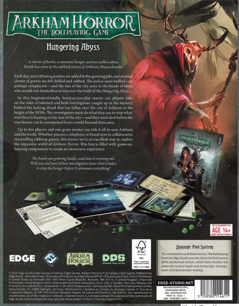 Arkham Horror RPG - Starter Set - Hungering Abyss