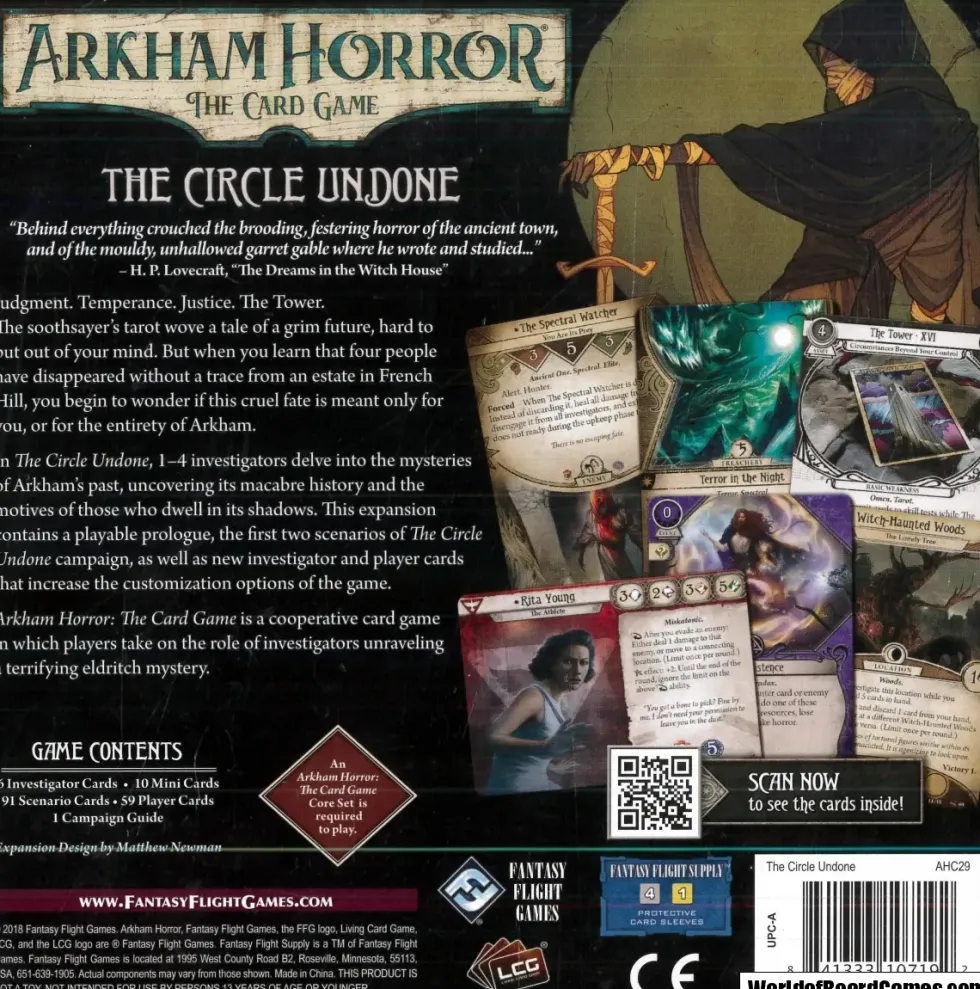 Arkham Horror: The Card Game - The Circle Undone (Exp.)