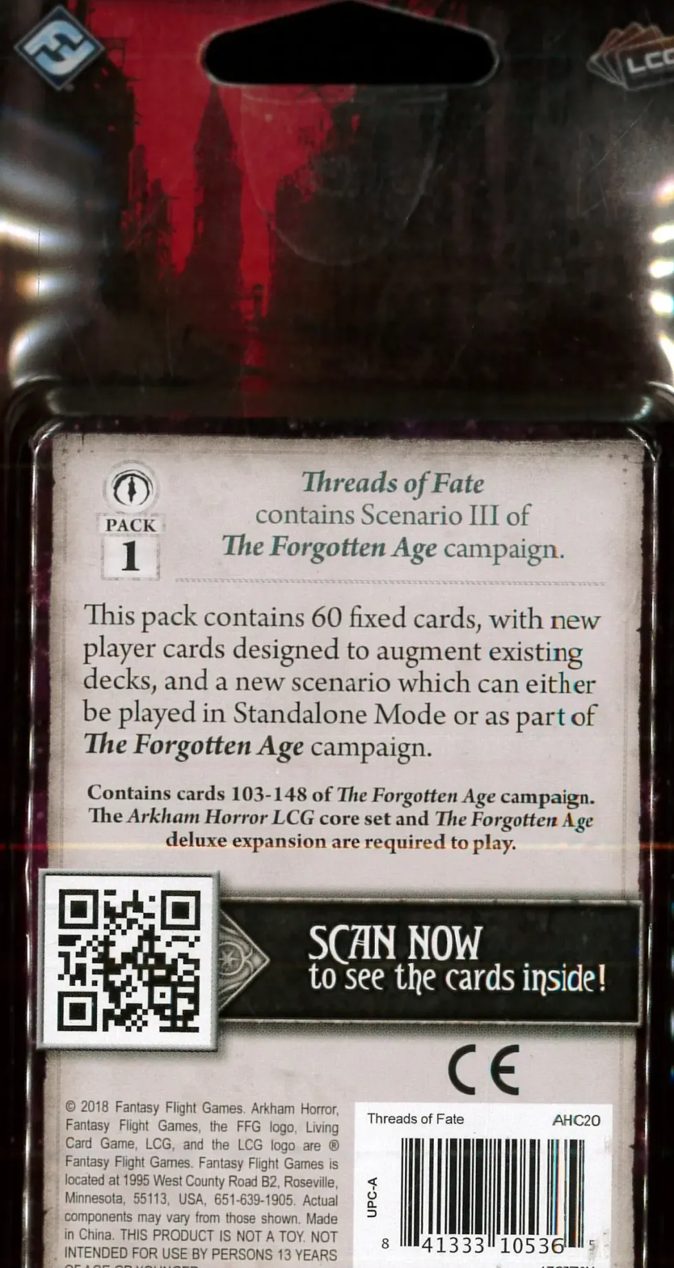 Arkham Horror: The Card Game - Threads of Fate: Mythos Pack (Exp.)