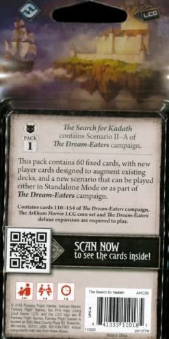 Arkham Horror: The Card Game - The Search for Kadath: Mythos Pack (Exp.)