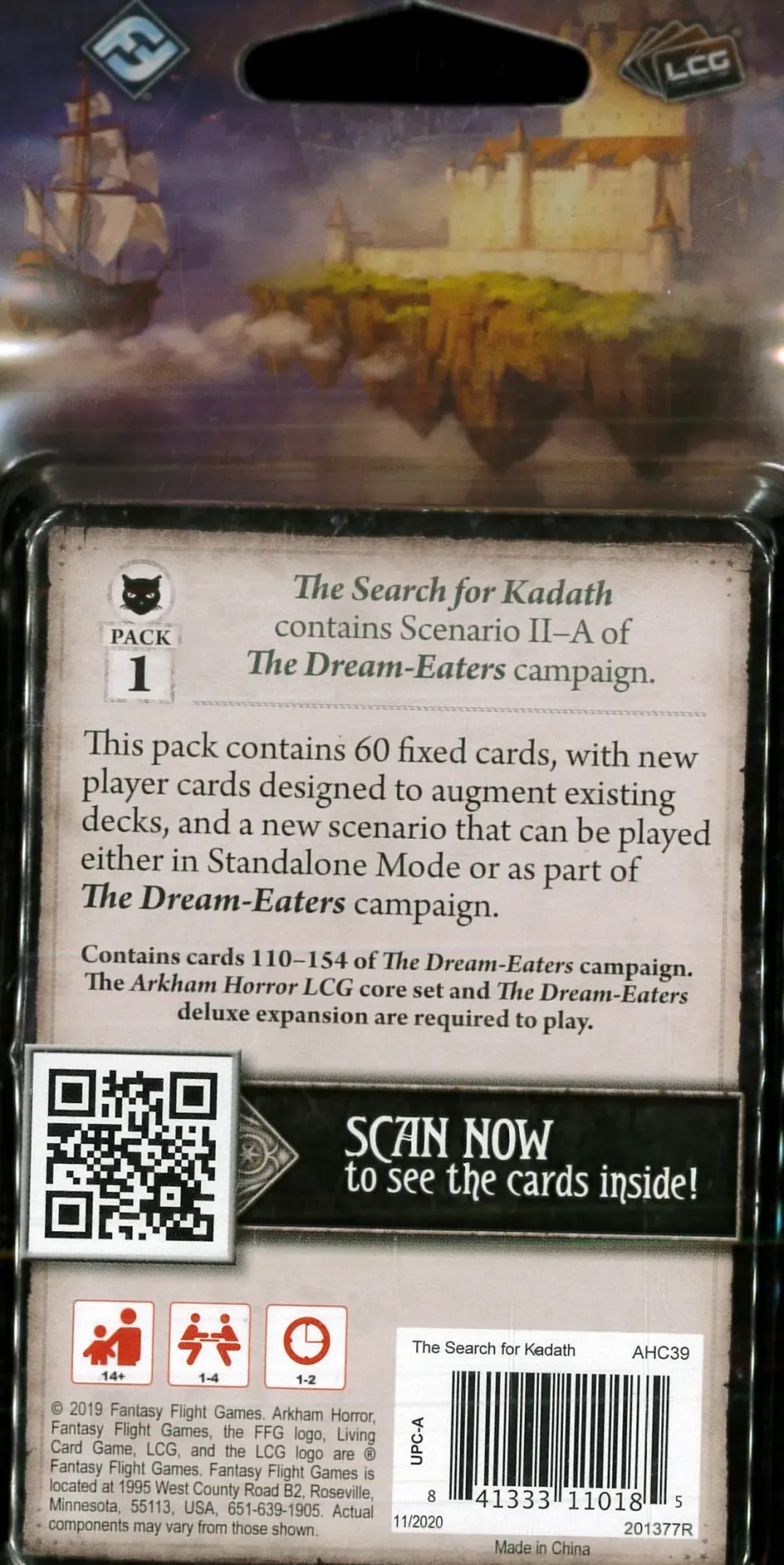 Arkham Horror: The Card Game - The Search for Kadath: Mythos Pack (Exp.)
