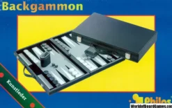 Backgammon: Grey - Medium, synthetic leather