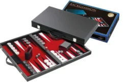 Backgammon: Red - Medium, synthetic leather