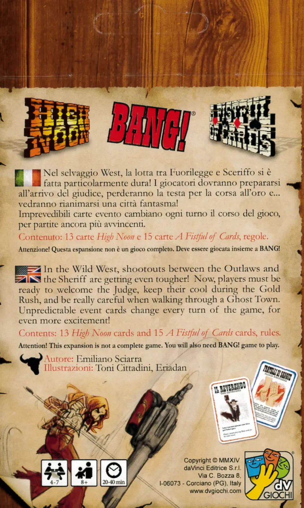 Bang! High Noon/A Fistful of Cards (Exp.)