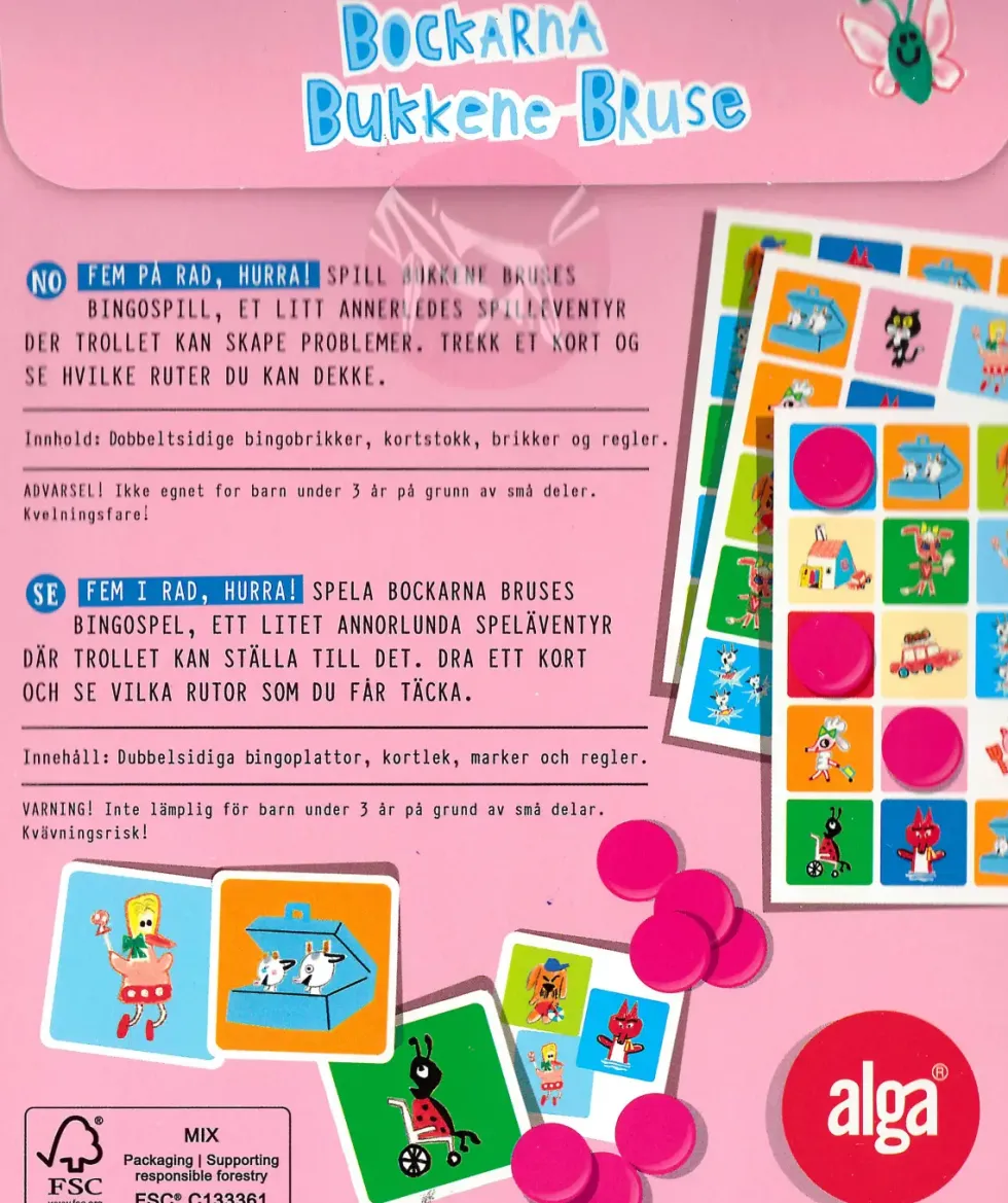 Bockarna Bruse - Bild Bingo