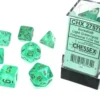 Borealis - Light Green/Gold Luminary - Dice set