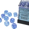 Borealis - Sky Blue/White (Luminary) - d6, 36 st (12 mm, prickar)