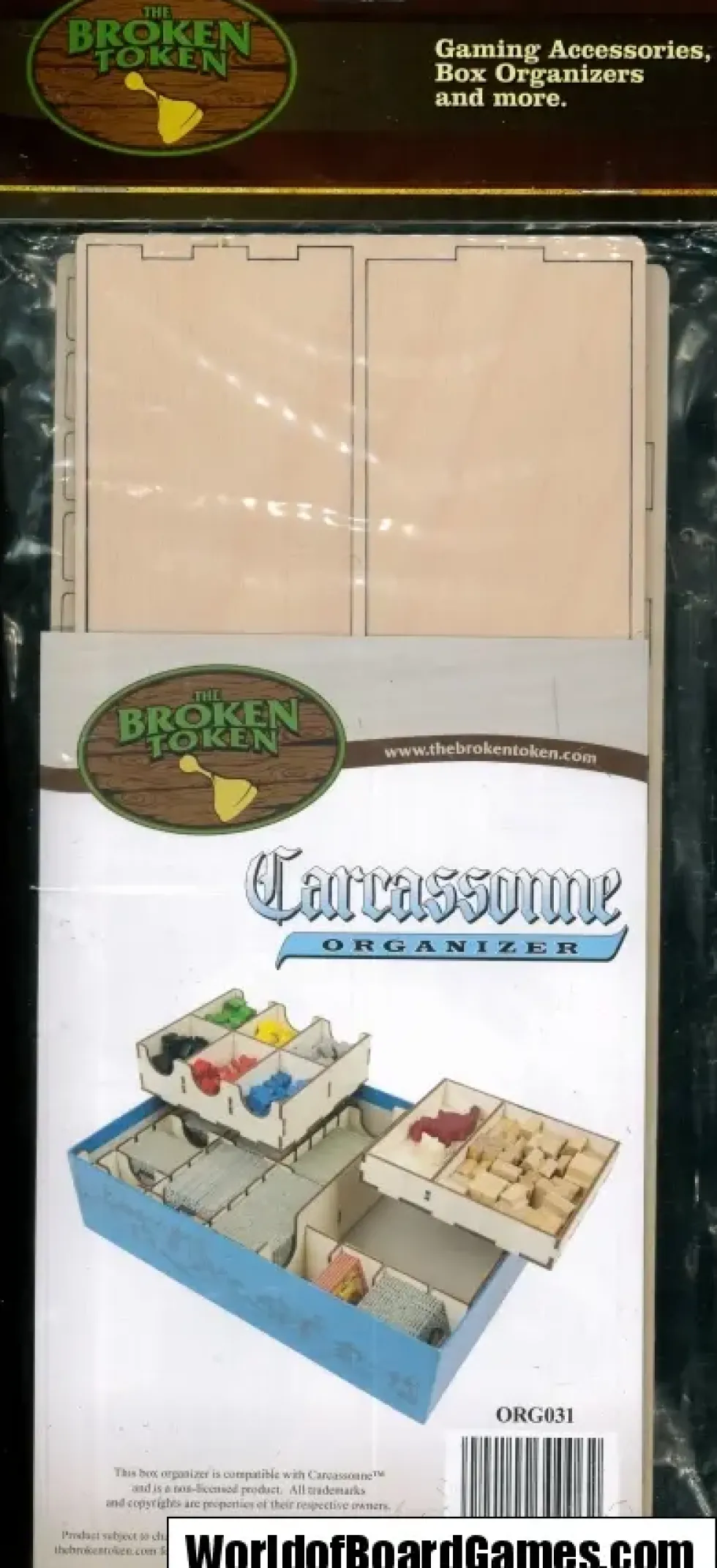 Broken Token: Carcassonne Organizer
