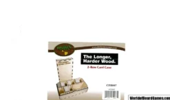 Broken Token: High Capacity Card Case -2 Row- Engraved - The Longer, Harder Wood