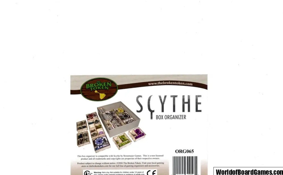 Broken Token: Scythe Organizer
