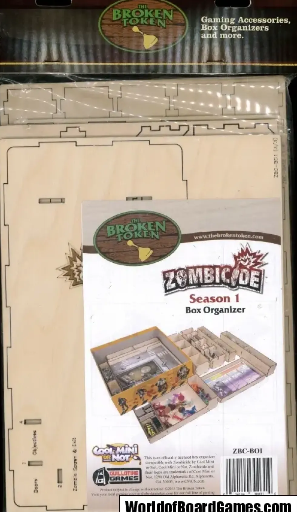 Broken Token: Zombicide Season 1 Organizer