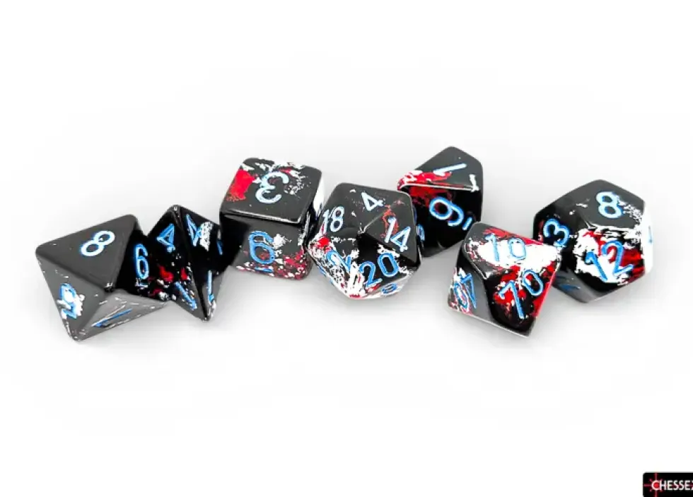 Brush - Dark Side/Blue - Dice Set