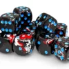 Brush - Dark Side/Blue - d6, 12 st (16 mm, prickar)