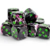 Brush - Paintball/Green - d6, 12 st (16 mm, prickar)