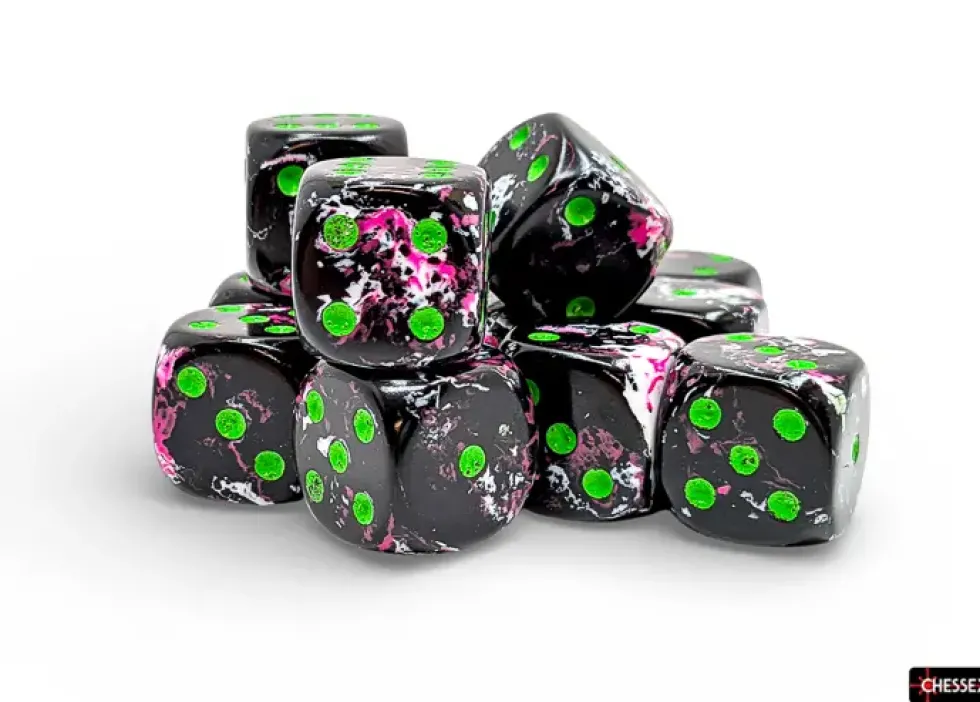 Brush - Paintball/Green - d6, 12 st (16 mm, prickar)