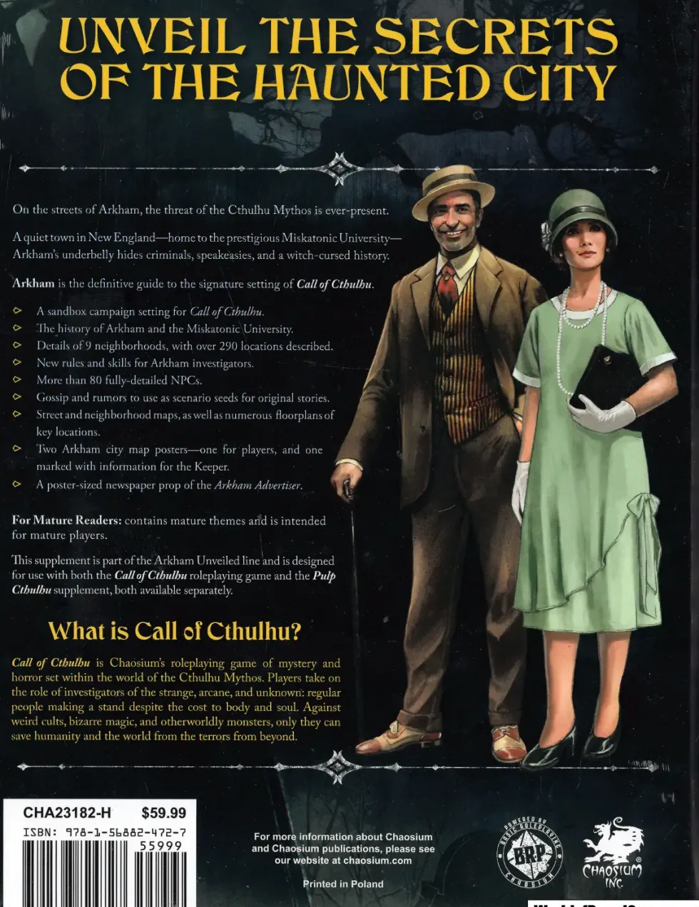 Call of Cthulhu: Arkham (RPG)