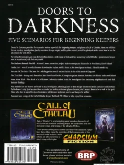 Call of Cthulhu Doors to Darkness Hardcover
