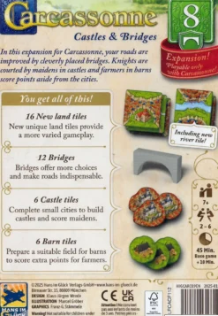 Carcassonne: Expansion 8 - Castles & Bridges (ENG)
