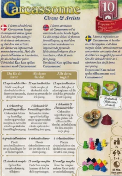 Carcassonne: Expansion 10 - Circus & Artists (SVE)