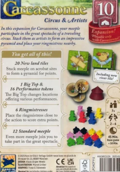 Carcassonne: Expansion 10 - Circus & Artists (ENG)