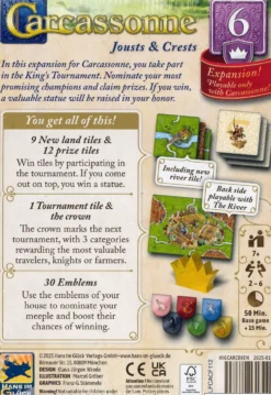 Carcassonne: Expansion 6 - Jousts & Crests (ENG)