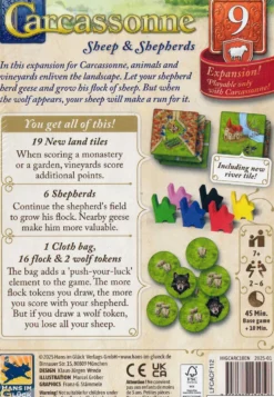 Carcassonne: Expansion 9 - Sheep & Shepherds (ENG)