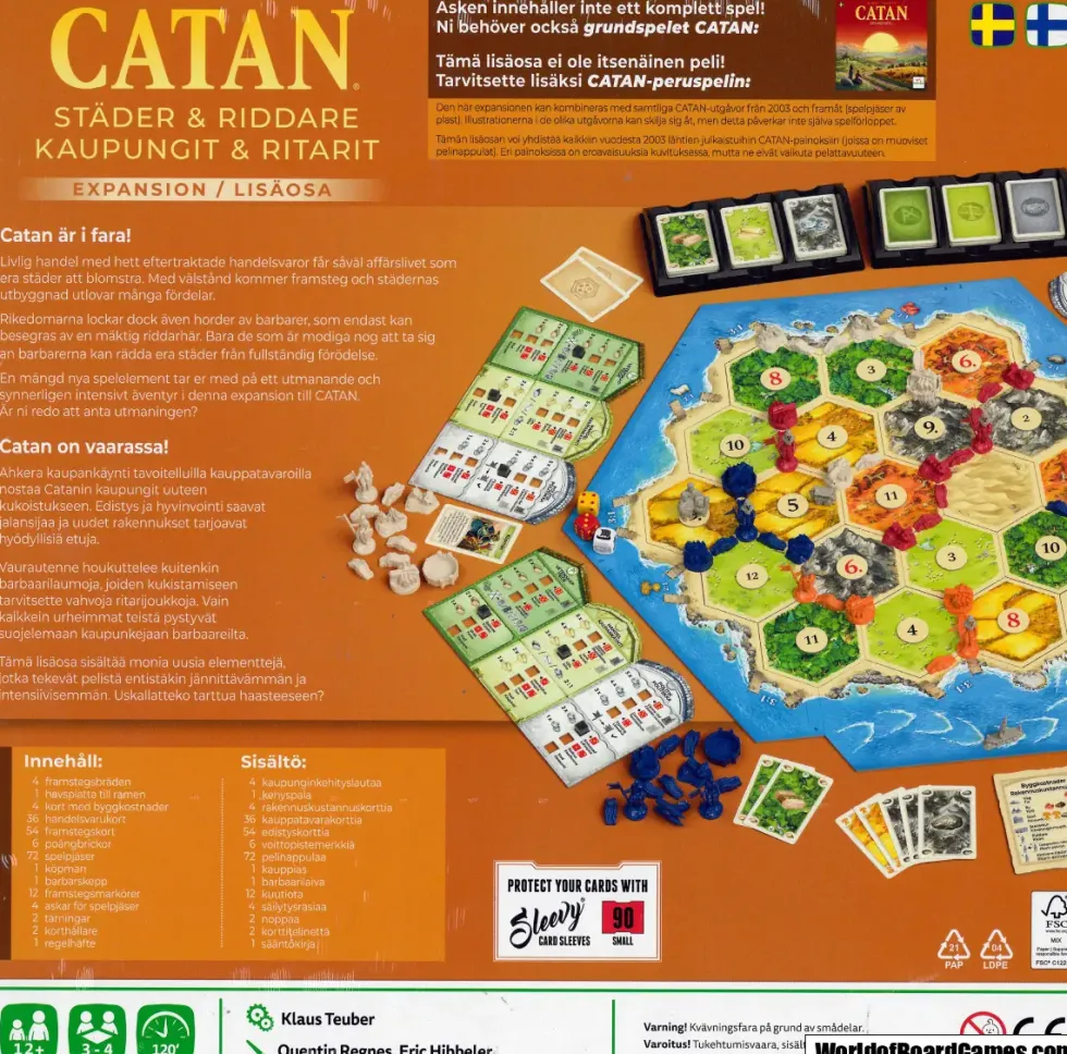 Catan: Städer och Riddare Expansion (Exp.) (SVE)