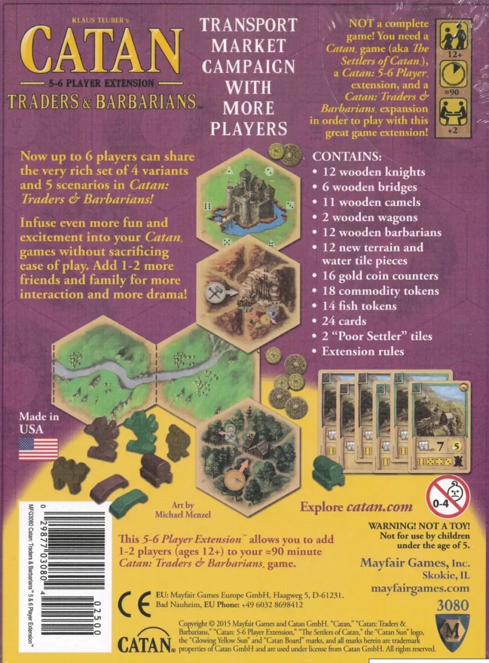 Catan: Traders & Barbarians - 5-6 Player Extension (5th Edition) (Exp.)