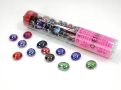Chessex: Glass Gaming Stones - Assorted Iridized (40 st)