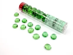 Chessex: Glass Gaming Stones - Crystal Light Green (40 st)