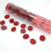 Chessex: Glass Gaming Stones - Frosted Crystal Red (40 st)