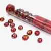Chessex: Glass Gaming Stones - Iridized Crystal Red (40 st)