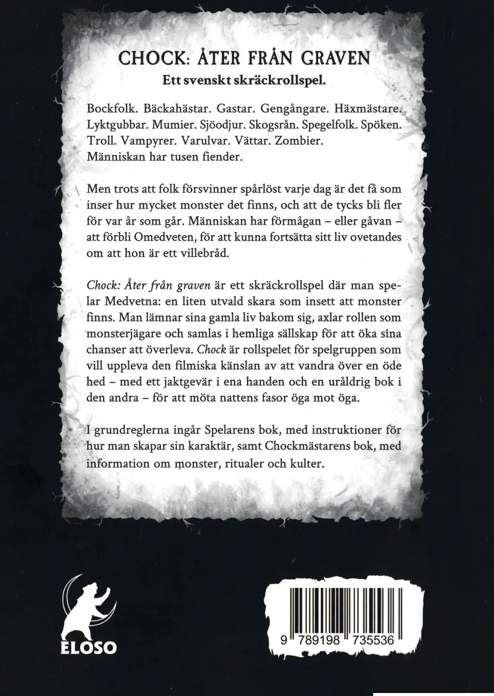 Chock: Åter Från Graven - Grundbok