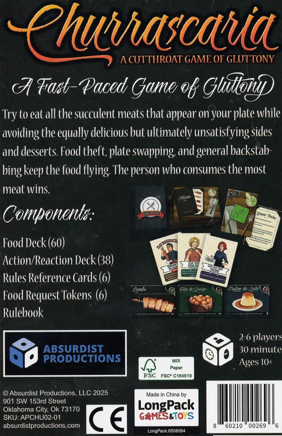 Churrascaria: A Cutthroat Game of Gluttony