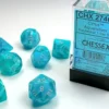 Cirrus - Aqua/Silver - Dice set