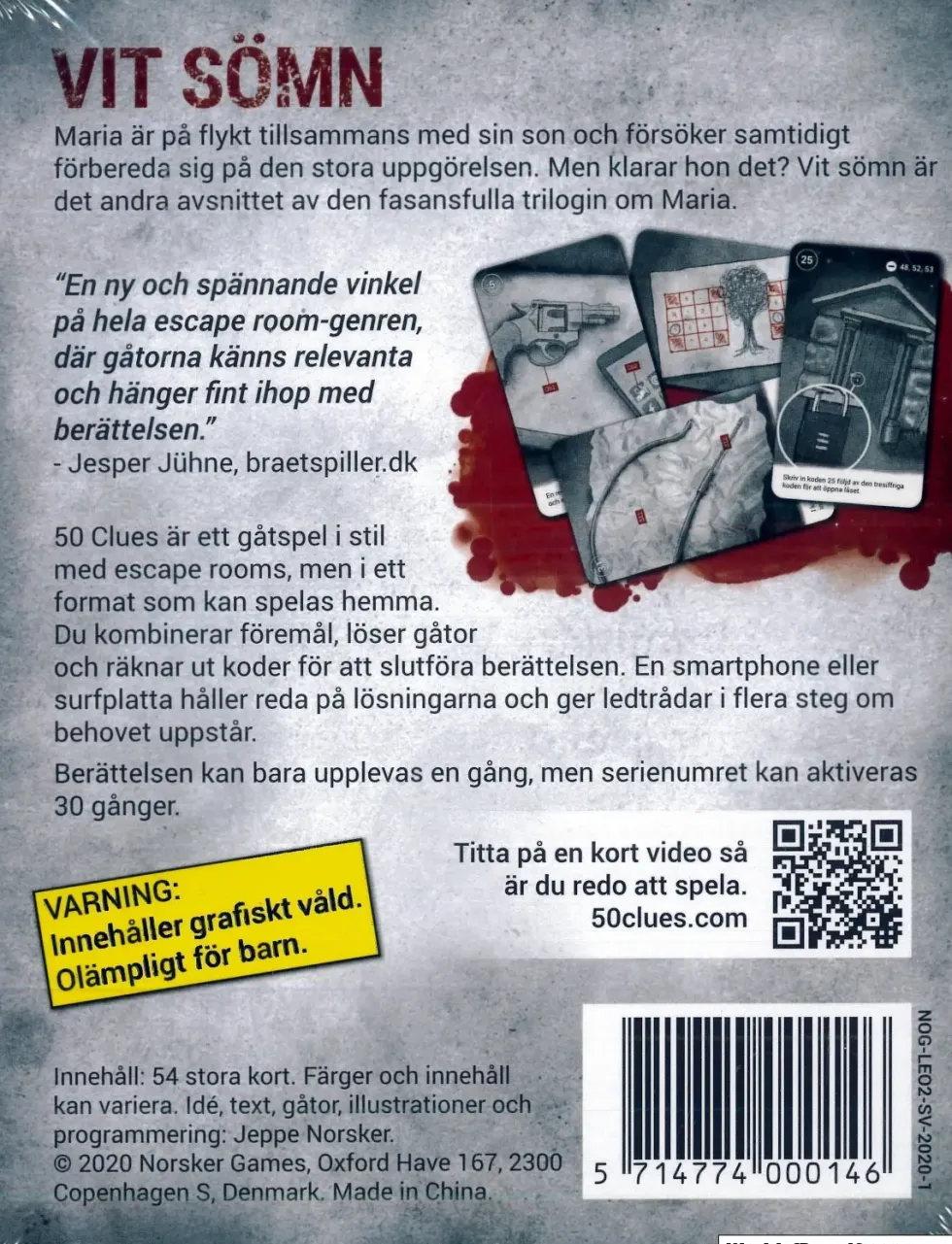 50 Clues: Leopold del 2 av 3 - Vit Sömn (SVE)