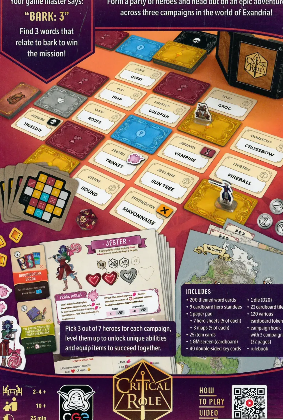 Codenames: Critical Role Adventures