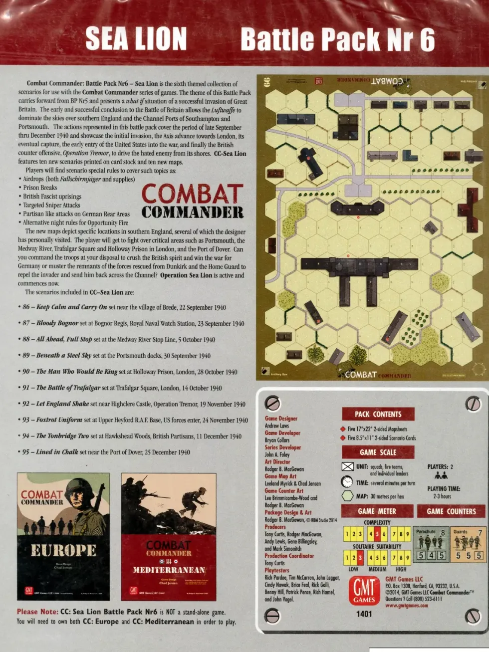 Combat Commander: Battle Pack #6 - Sea Lion (Exp.)