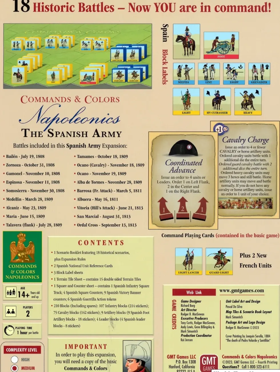 Commands & Colors: Napoleonics - Expansion #1: The Spanish Army (Exp.)