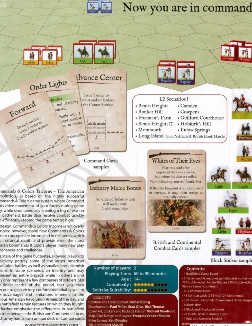 Commands & Colors Tricorne: The American Revolution