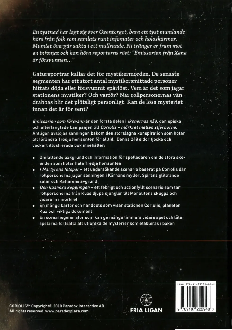 Coriolis: Emissarien Som Försvann