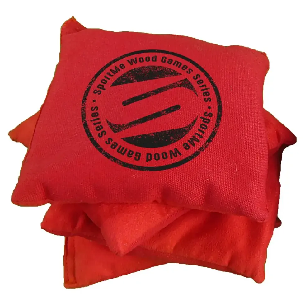 Cornholepåsar 4st - Official Size, Red (SportMe)