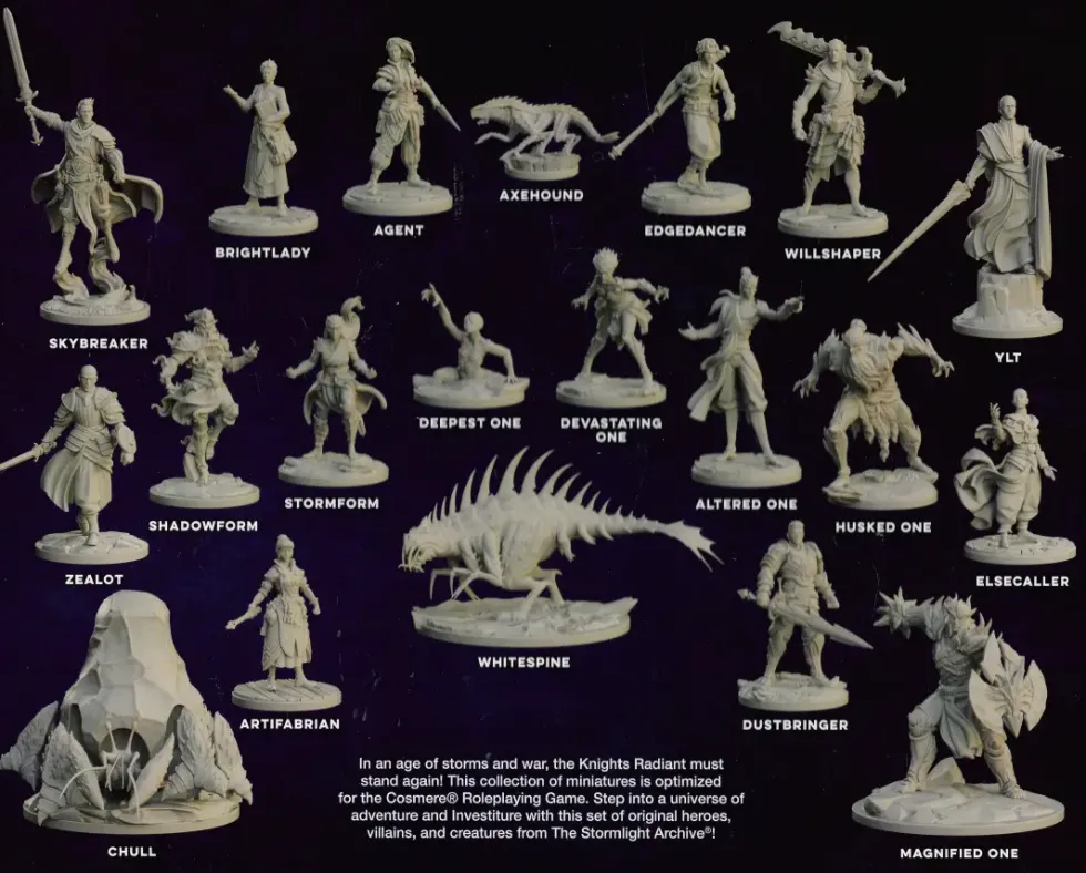 Cosmere RPG: Stormlight - Premium Miniatures