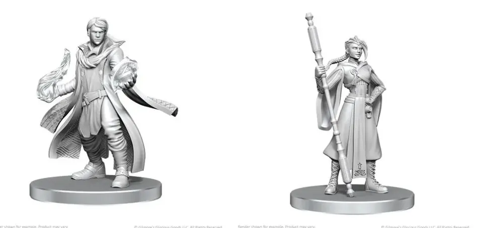 Critical Role: Beauregard Lionett & Caleb Widogast (Unpainted)