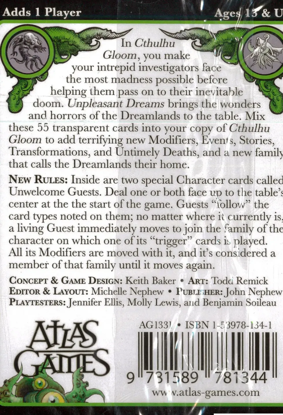 Cthulhu Gloom: Unpleasant Dreams (Exp.)